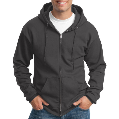 Port & Company® Core Fleece Full-Zip Hooded Sweatshirt