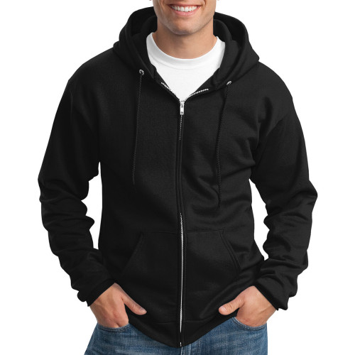 Port & Company® Core Fleece Full-Zip Hooded Sweatshirt