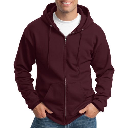 Port & Company® Core Fleece Full-Zip Hooded Sweatshirt
