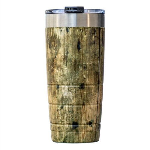 22 oz. Bison® Stainless Steel Insulated Wood Grain Tumbler
