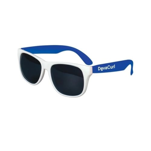 White Frame Classic Sunglasses