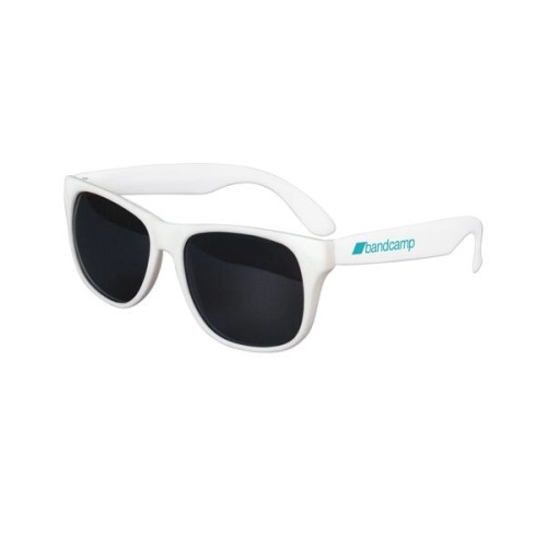White Frame Classic Sunglasses