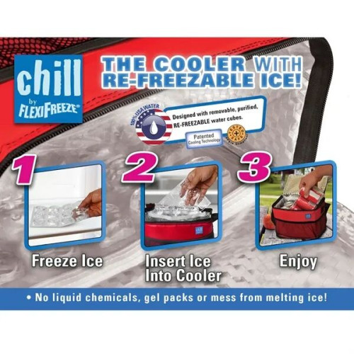 Chill by FlexiFreeze® 12-Can Cooler