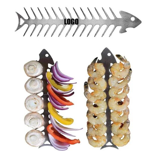 Stainless Steel Fish Bone Shape Barbecue Food Forks