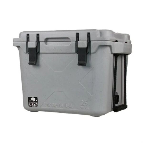 25 QT Bison® USA-Made Hard Cooler Ice Chest 20.5"x17.6"x15"