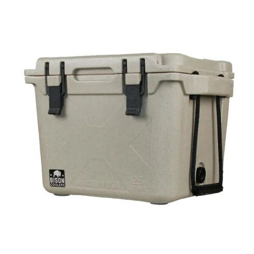 25 QT Bison® USA-Made Hard Cooler Ice Chest 20.5"x17.6"x15"