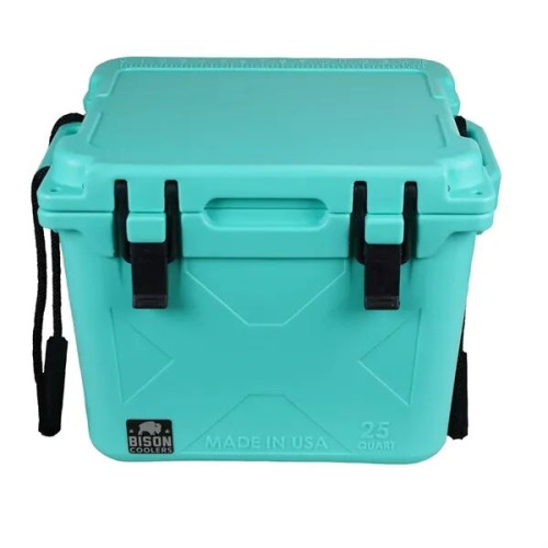 25 QT Bison® USA-Made Hard Cooler Ice Chest 20.5"x17.6"x15"