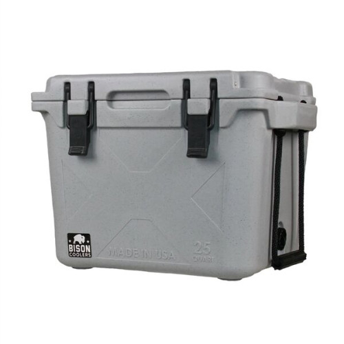 25 QT Bison® USA-Made Hard Cooler Ice Chest 20.5"x17.6"x15"