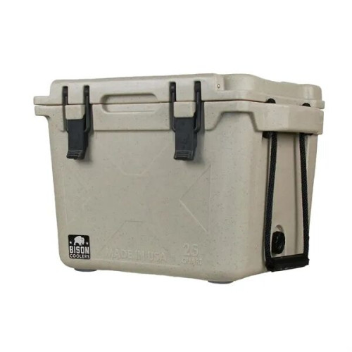 25 QT Bison® USA-Made Hard Cooler Ice Chest 20.5"x17.6"x15"