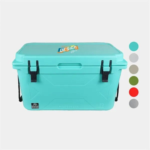 50 QT Bison® USA-Made Hard Cooler Ice Chest  30.5"x17.625"