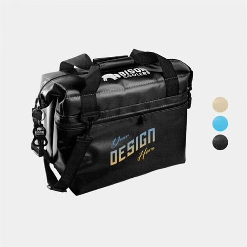 12-Can Bison® USA-Made SoftPak Cooler Bag (13" x 8" x 11")