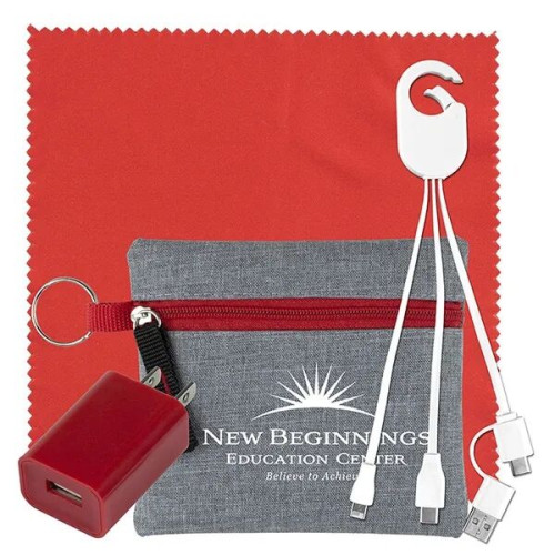 Mobile Tech Kit Charging Cables, Microfiber