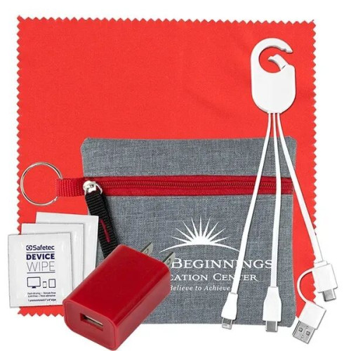 Mobile Tech Kit Charging Cables, Microfiber