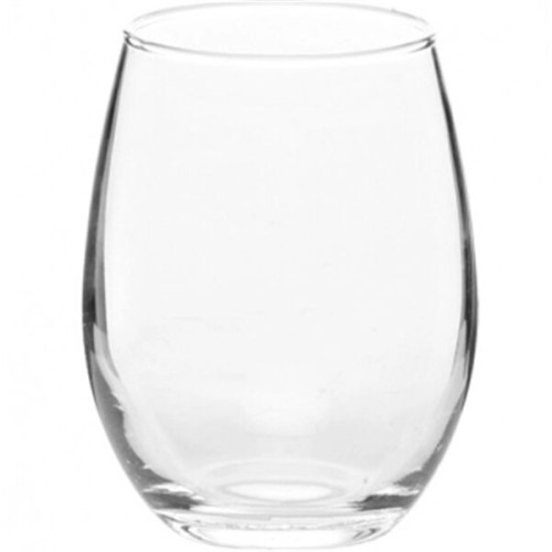 9 oz. Stemless Etched Wine Glasses