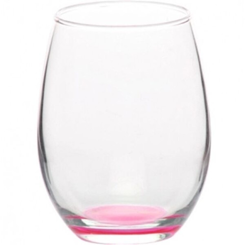 9 oz. Stemless Etched Wine Glasses