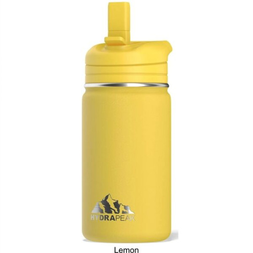 14oz Hydrapeak® Stainless Steel Insulated Straw Water Bottle