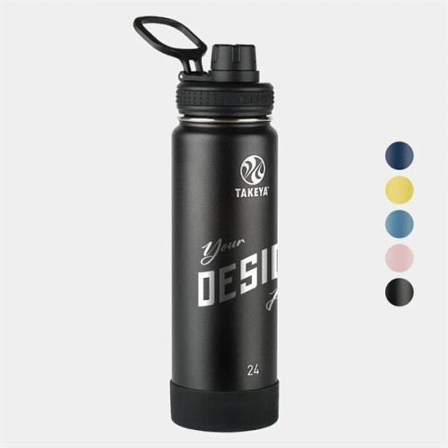 24 oz Takeya® Stainless Steel Insulated Active Water Bottle