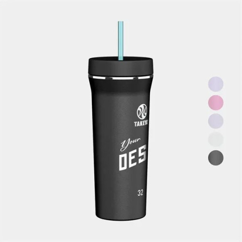 32 oz Takeya® Stainless Steel Insulated Tumbler w/ Straw