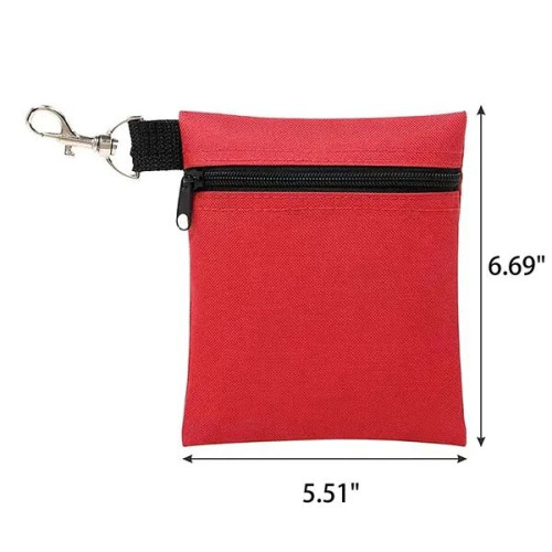 Zipper Golf Tee Ball Pouch