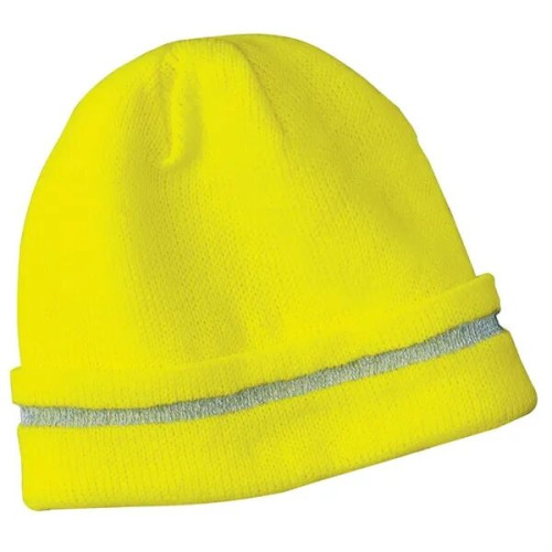CornerStone® High Visibility Beanie With Reflective Stripe