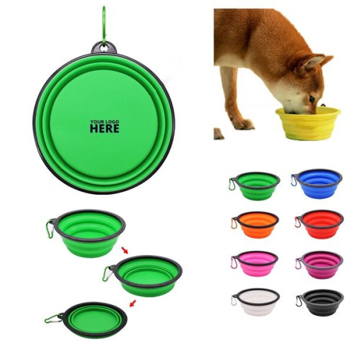 Collapsible Silicone Pet Bowl MOQ 20pcs