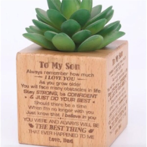 Wooden Flower Pot 