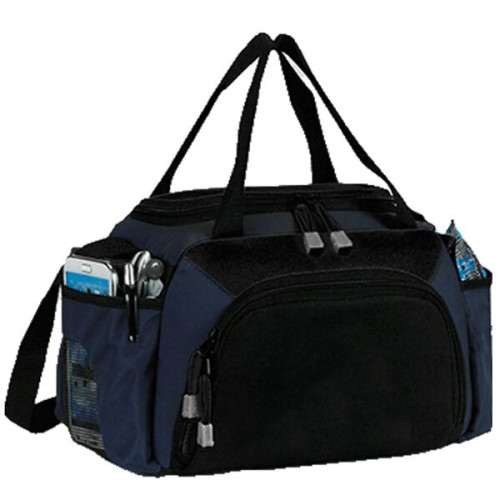 Insulated 8 Pack Duffle Cooler Bag w/ Pockets 11"x 7"x 6.5"