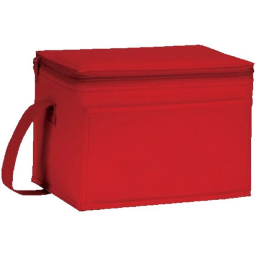 Premium Insulated 6 Pack Cooler Bag w/ Pocket 8.5"x 6.2"x 6"