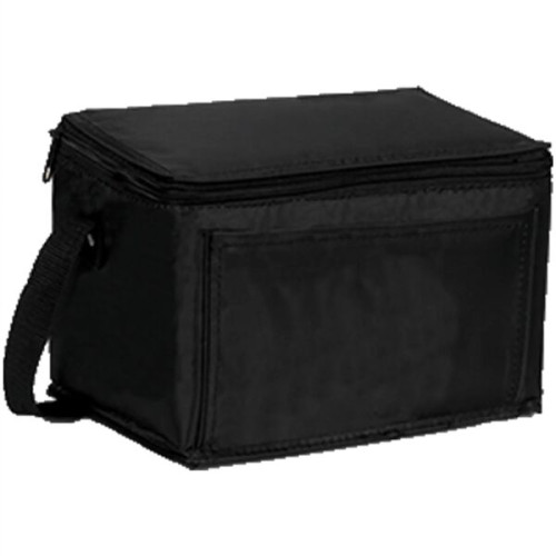 Premium Insulated 6 Pack Cooler Bag w/ Pocket 8.5"x 6.2"x 6"