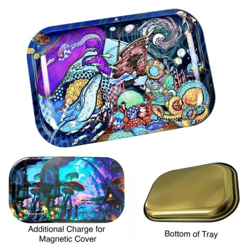 10" Metal Rolling Tray