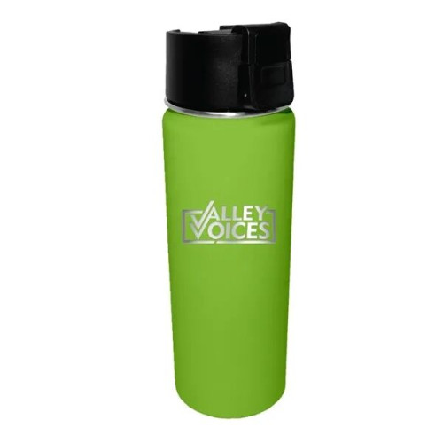 Halcyon® 20 oz. Sport Bottle w/ Push Button Lid, Laser Engr