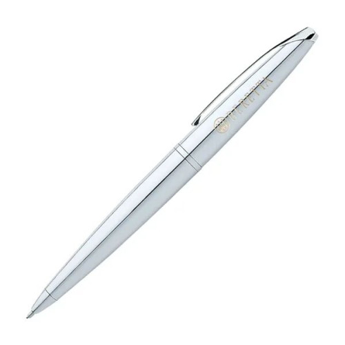 Cross® ATX Pure Chrome Ballpoint Pen, Laser Engraved