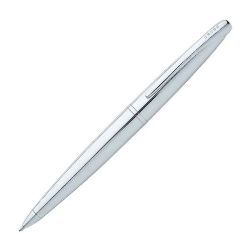 Cross® ATX Pure Chrome Ballpoint Pen, Laser Engraved