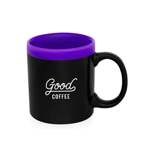 11 oz Glam Two Tone Matte Coffee Mugs