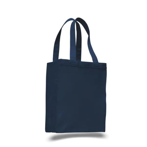 12 Oz. Cotton Canvas Gusset Shopping Tote Bag