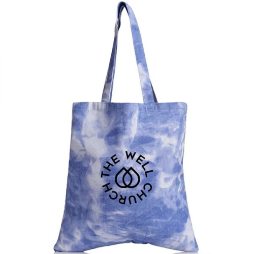 100% Cotton Heavy Canvas Tie-Dye Tote Bag