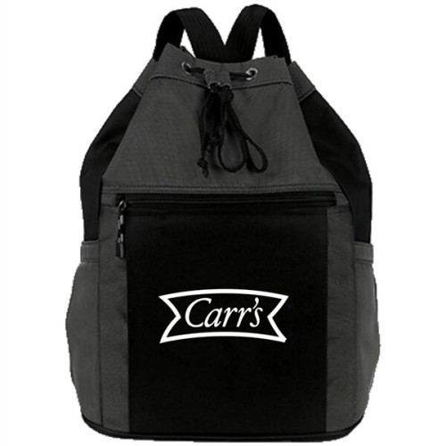 Premium 1200D Fusion Sport Drawstring Backpack 14"x18"x7"