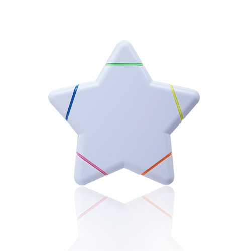 Star Shaped 5 Color Highlighter