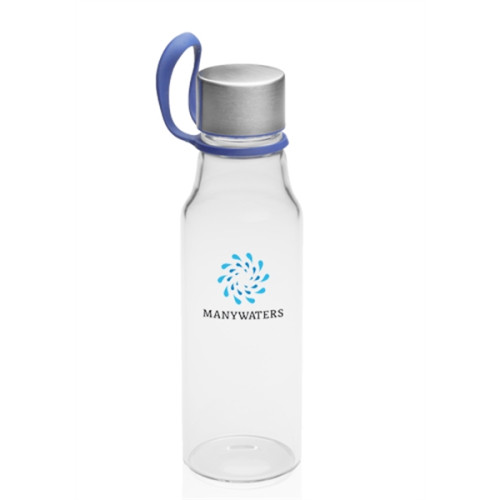 17 oz. Glass Water Bottles with Carrying Strap