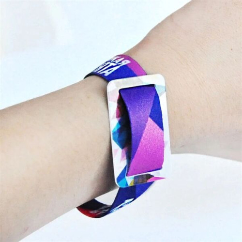 iTAGL 3/4" Smart NFC Digital Business Event Fabric Wristband