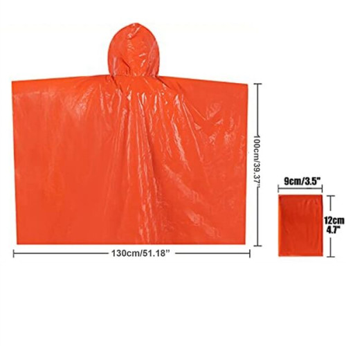 Waterproof Camping Emergency Rain Poncho