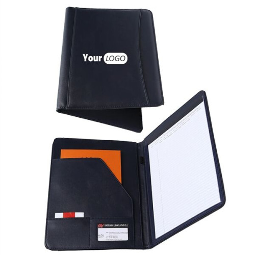 Leather Portfolios with Paper