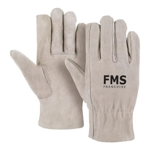 Premium Suede Leather Gloves with Elastic Top