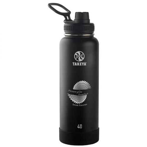 Takeya® 40 oz. Actives with Spout Lid, Laser, Premium