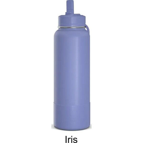 40oz Hydrapeak® Stainless Steel Insulated Straw Water Bottle