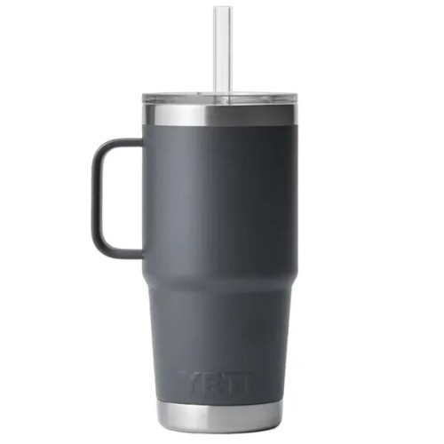 25 oz YETI® Rambler Stainless Steel Insulated Straw Tumbler