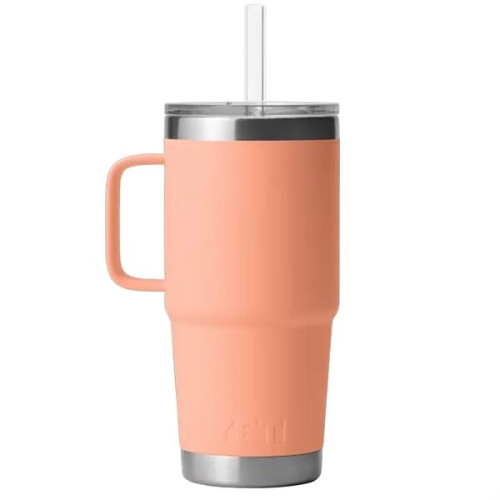 25 oz YETI® Rambler Stainless Steel Insulated Straw Tumbler