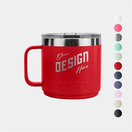 14 Oz YETI® Rambler Stainless Steel Insulated Stackable Mug