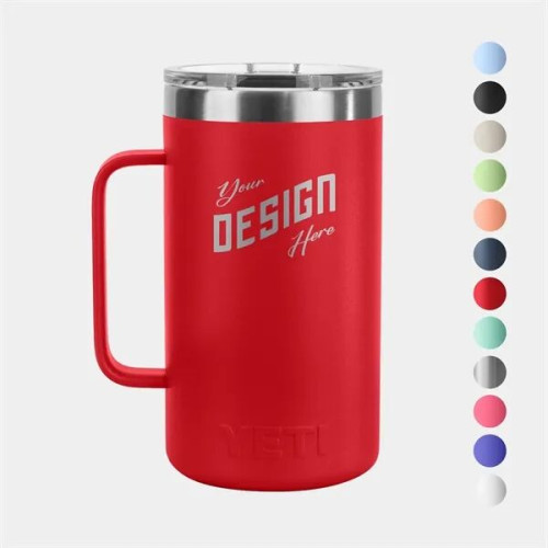 24 oz YETI® Rambler Stainless Steel Insulated Travel Mug