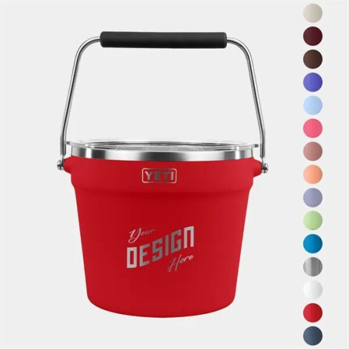 YETI® Rambler Stainless Insulated Beverage Ice Bucket w/ Lid